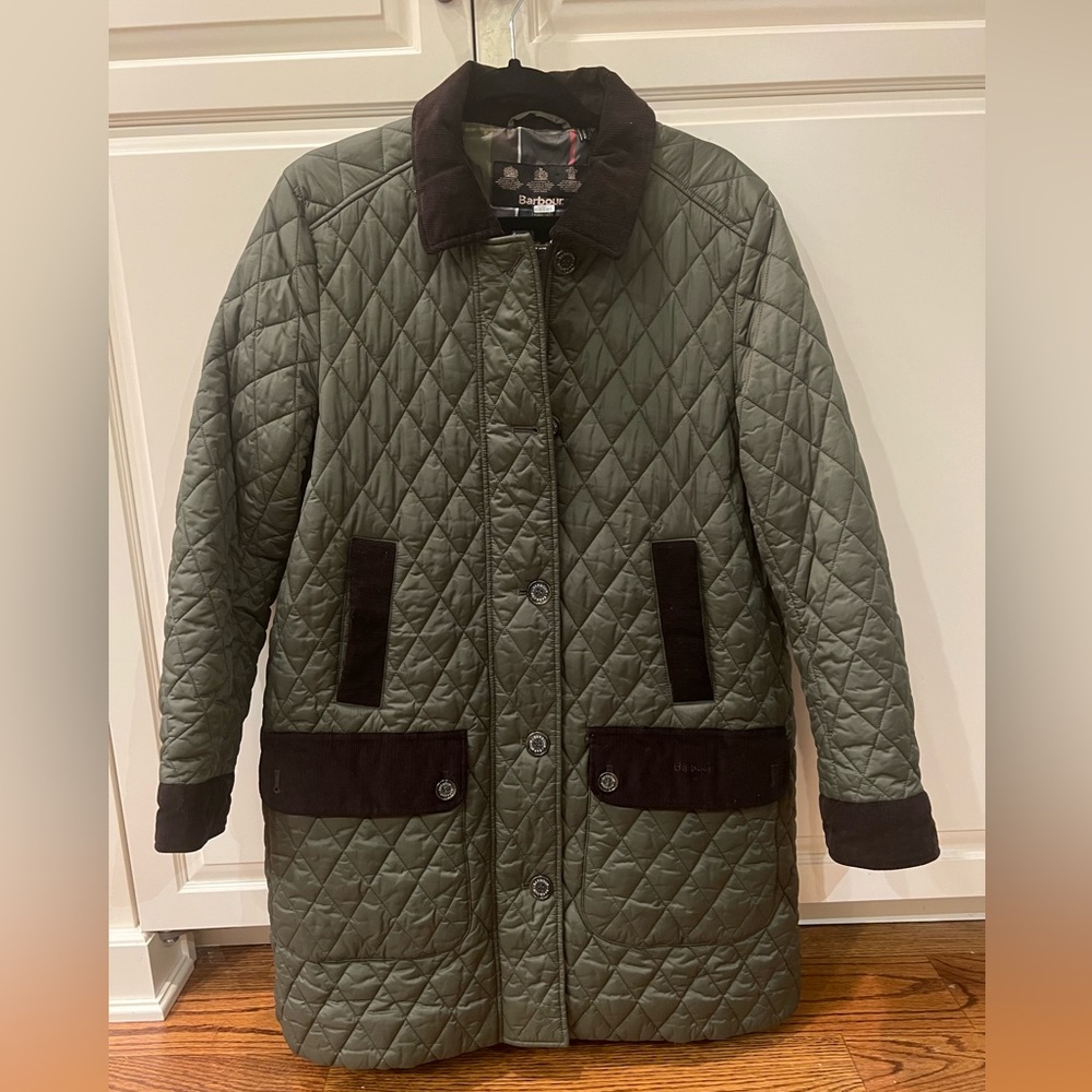 Barbour Women’s Constable Quilted Longline Jacket